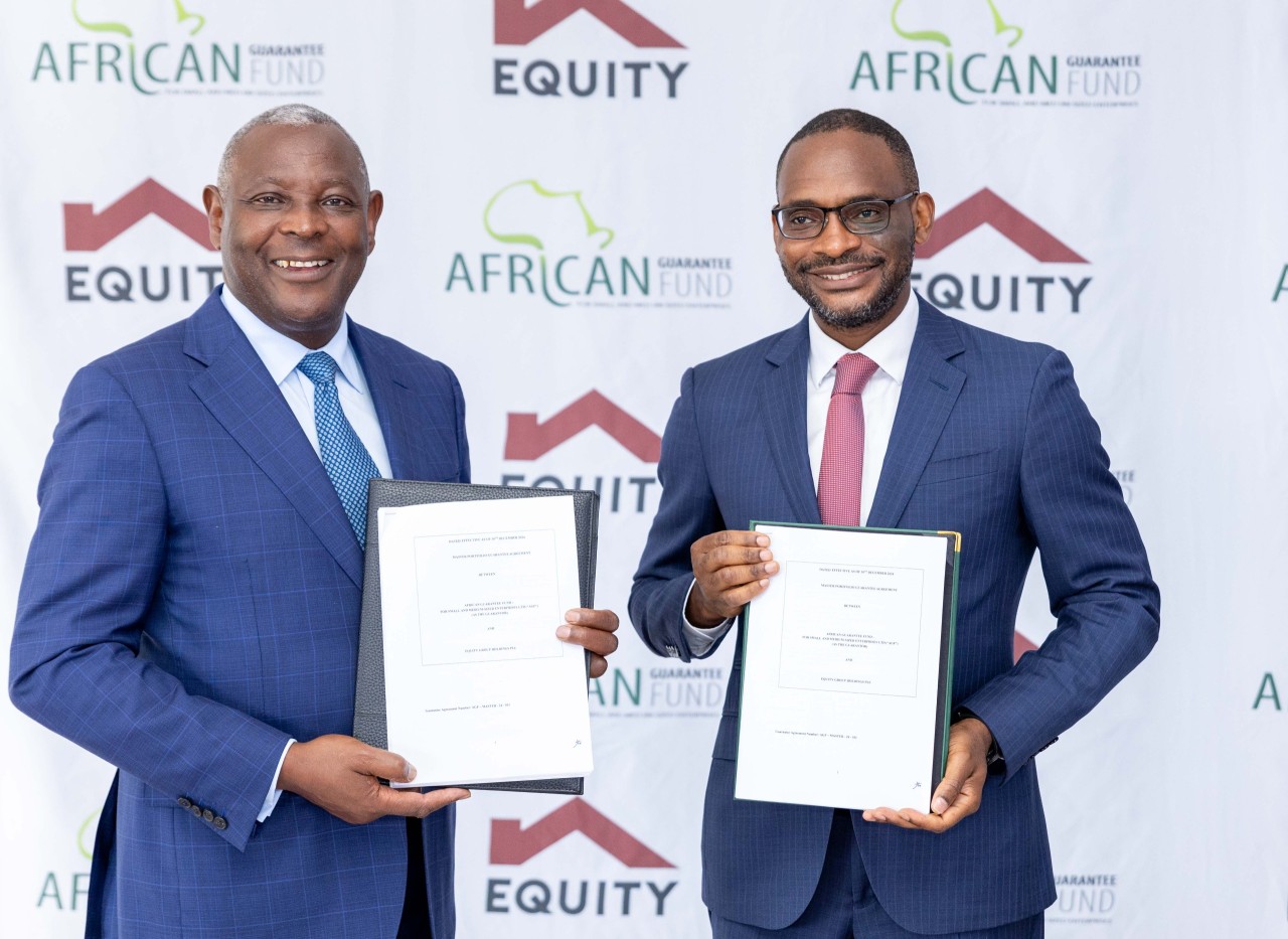 Dr James Mwangi and Jules Ngankam.